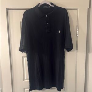 Polo by Ralph Lauren Men's Black Polo shirt size LT